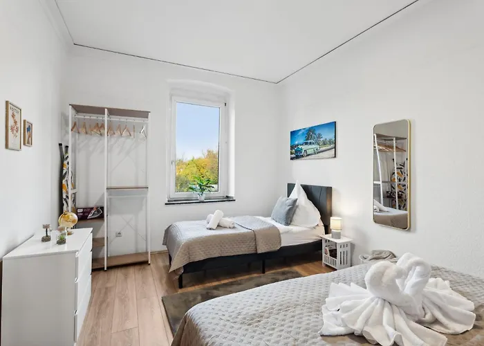 Appartement Neue Und Helle 2 Wohnung, Naehe Veltins Arena, Office, Kostenlose Parkplaetze Gelsenkirchen